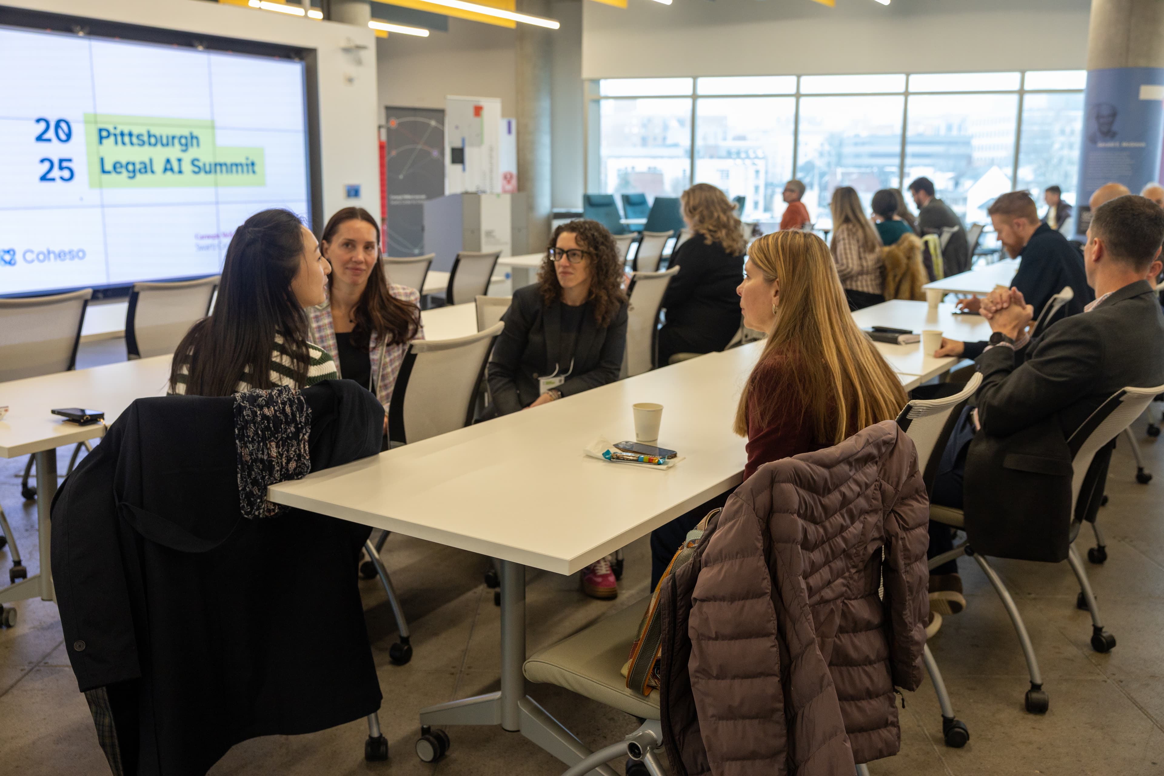 Networking session at the summit