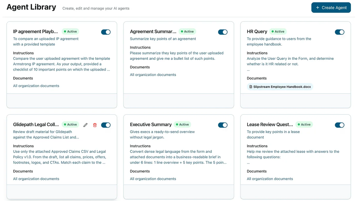 Coheso Agent Library